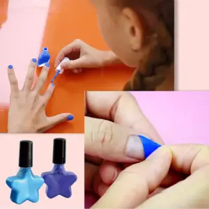 Get Creative with Childs Nail Polish Set: Washable and Fun.