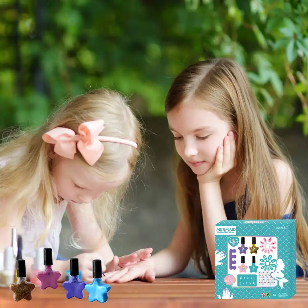 Trendy Nails for Kids: Childs Nail Polish Set Options.
