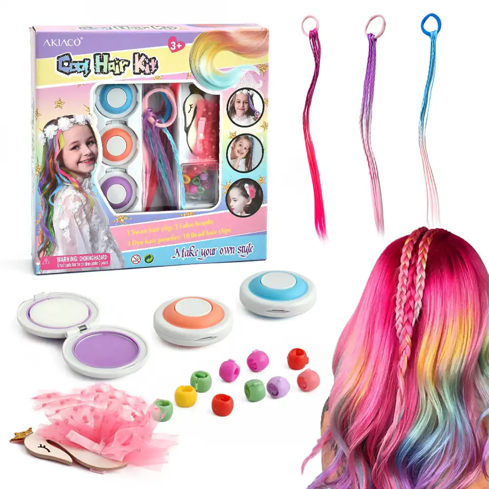Vibrant Kids Hair Chalk Colors: Safe and Temporary Hair Adventures.