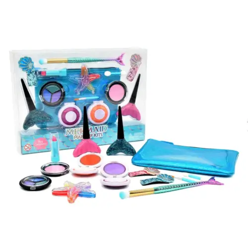 Enchanted Playtime: Kids Mermaid Makeup Collection.
