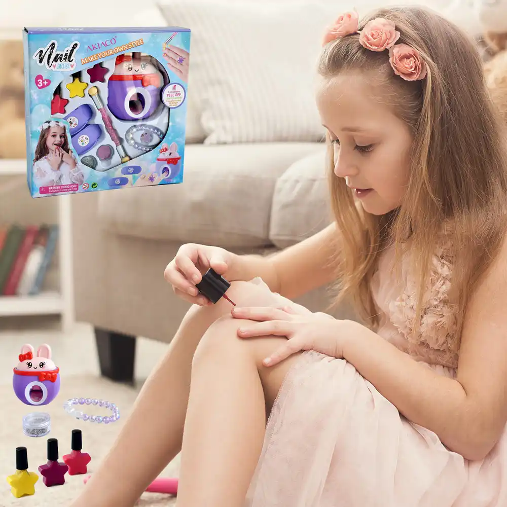 Children's Nail Art: Express Your Style with Kids Nail Paint.