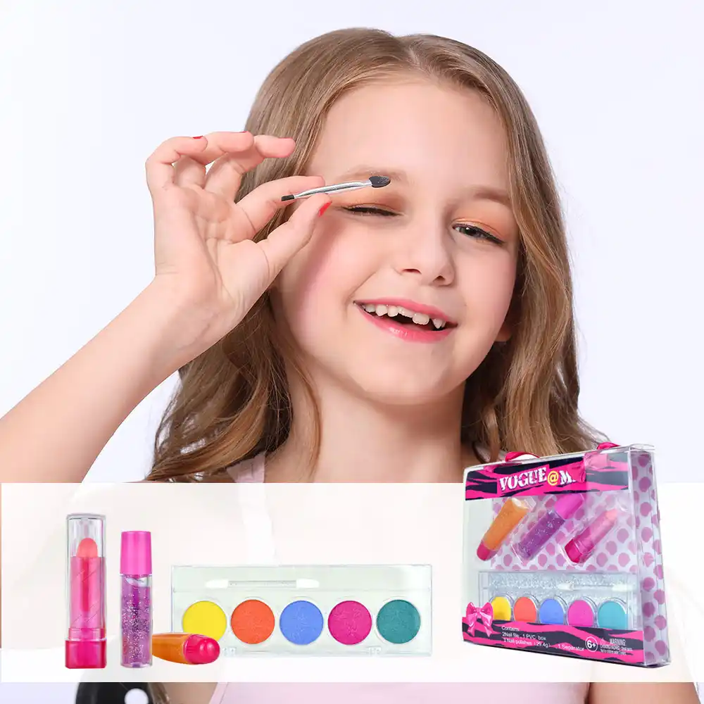 Colorful Toy Makeup Accessories for Dress-Up.