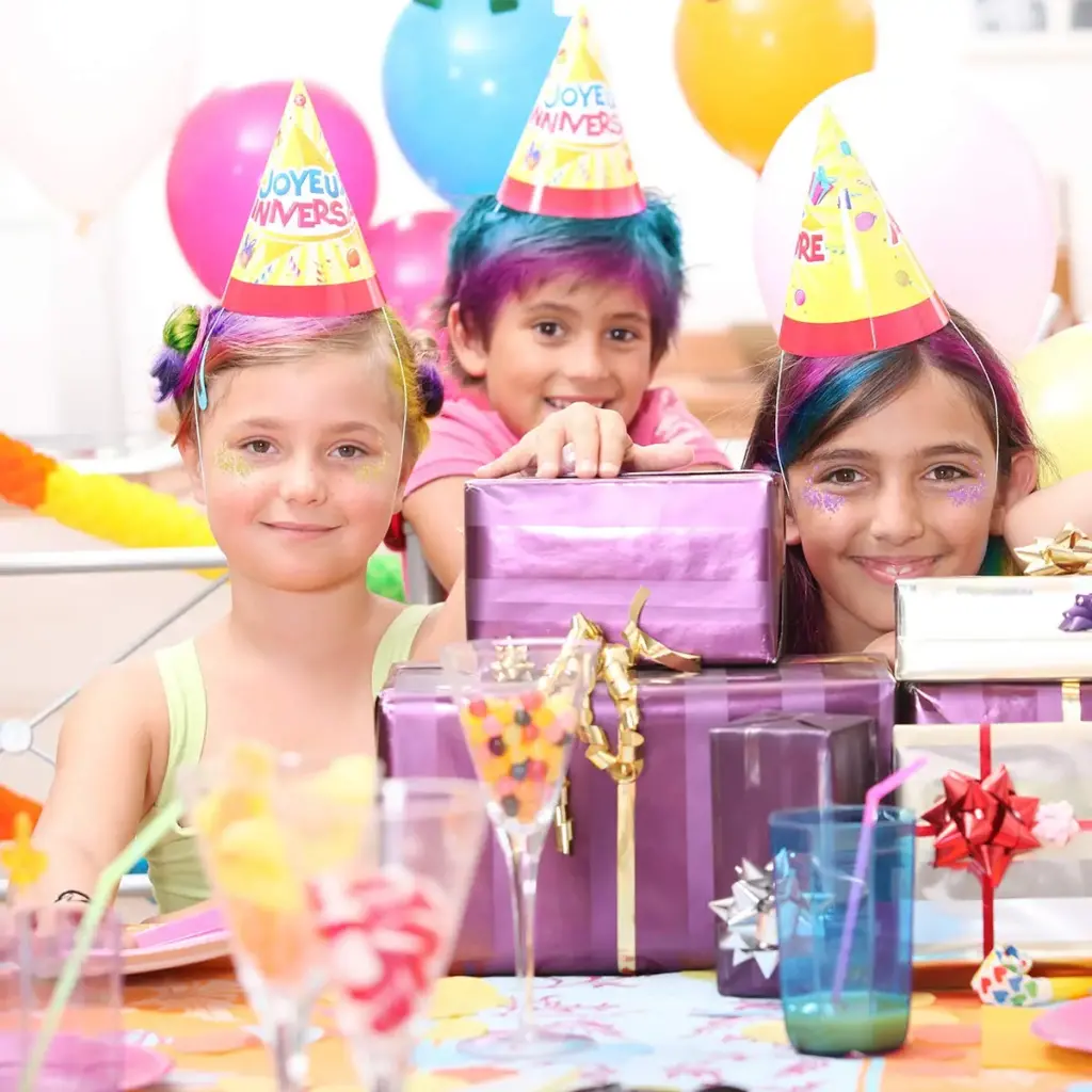 Ombre effect created with Hair Chalk, showcasing color blending.