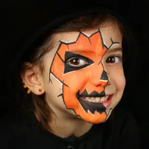 Spooktacular Halloween Face Paint Ideas: Transform with Vibrant Colors.