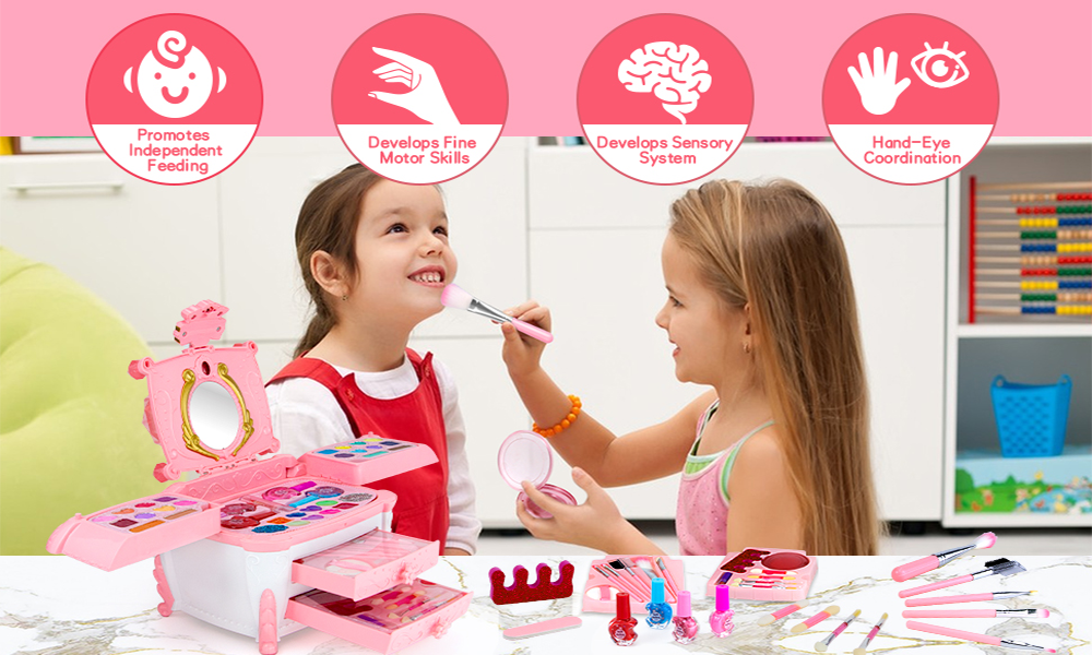 Radiant Smiles, Vibrant Colors: Kids Makeup Kits for Playful Expressions and Safe Beauty Adventures!