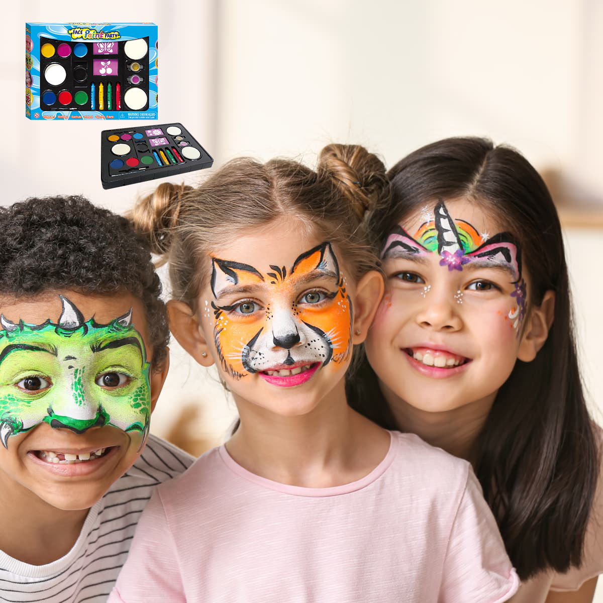 Creative Delight: Kids Face Paint for Imaginative Play and Colorful Smiles!