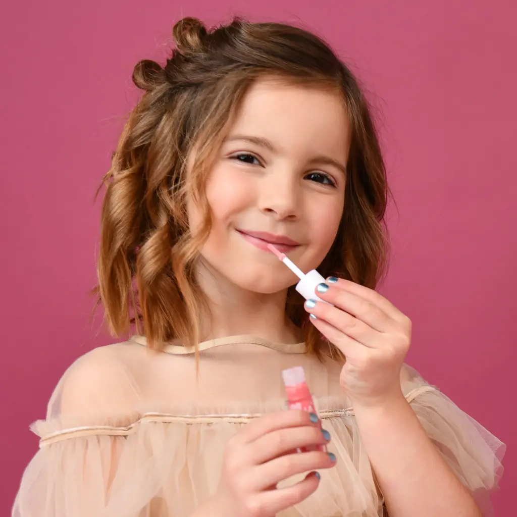 Radiant Smiles: Kids Lip Gloss Collection – A Palette of Playful Colors and Flavors!