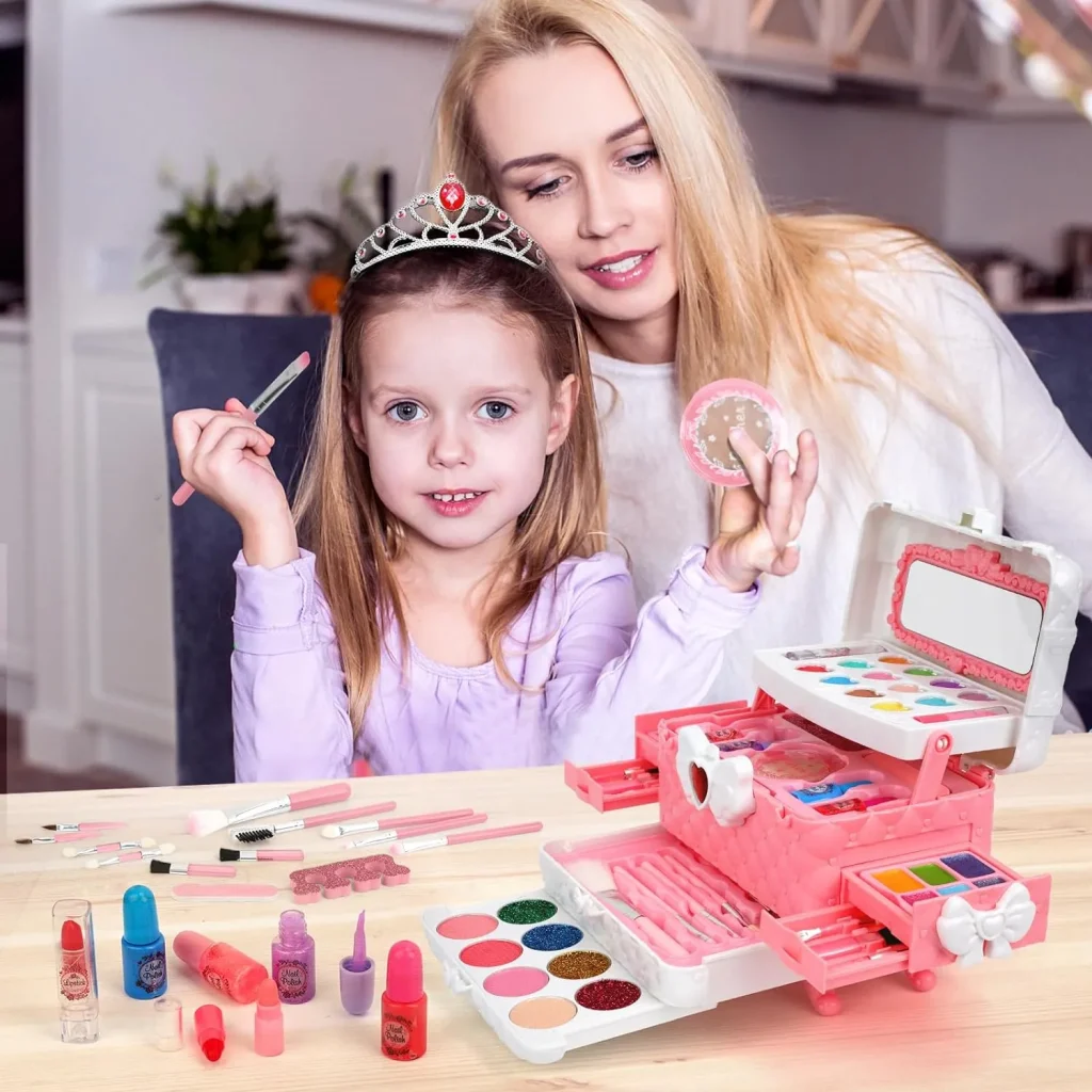 Colorful Make Up Kit For Kids: Safe and Fun Cosmetics for Youngsters.