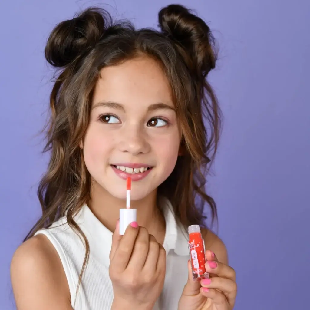 Colorful and Safe Kids Lip Gloss Collection: Perfect for Little Fashionistas.