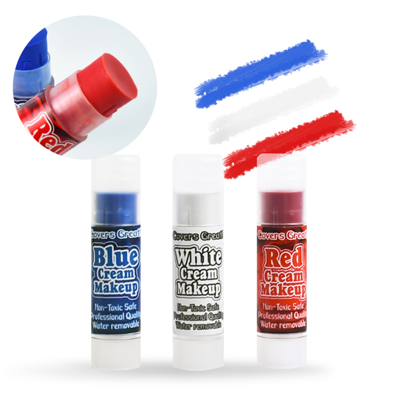 Durable Football Face Paint - maintain your game face throughout the entire match.