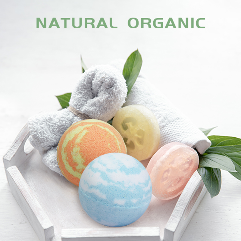 Happy child enjoying a bath with fizzy bath bombs for kids.