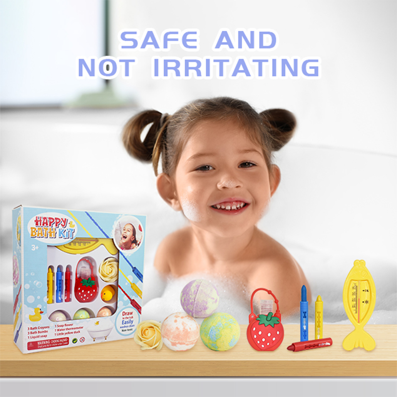 Handmade Kids Bath Bombs with Fun Shapes and Colors.