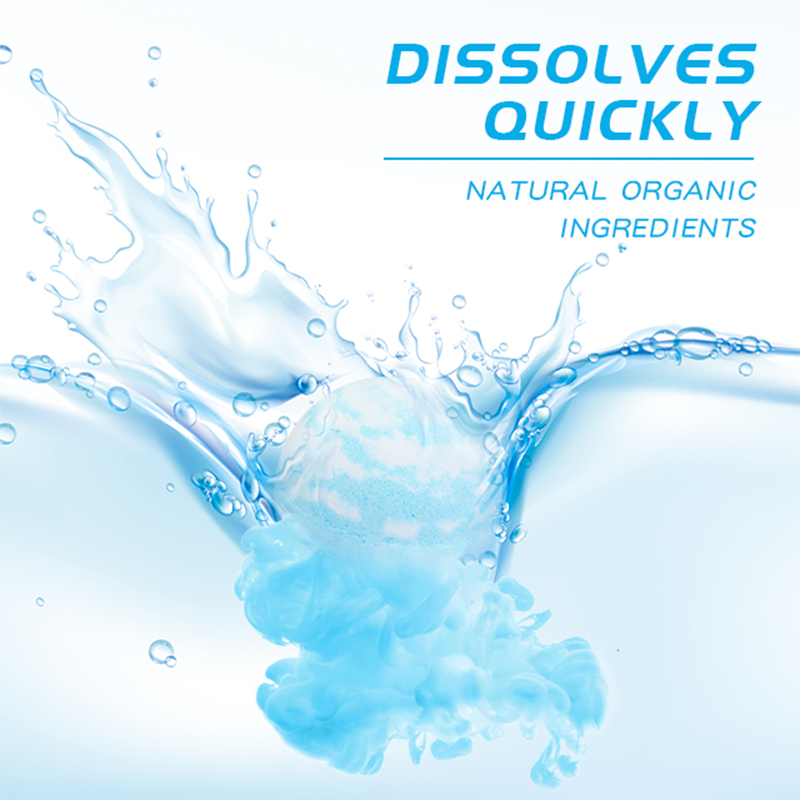 Bright and vibrant Kids Bath Bombs in a tub of water, showcasing their fizzy and colorful effects.