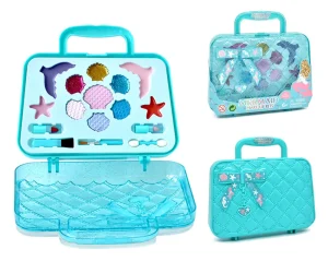 Colorful Children's Play Makeup Kit with Safe Cosmetics.